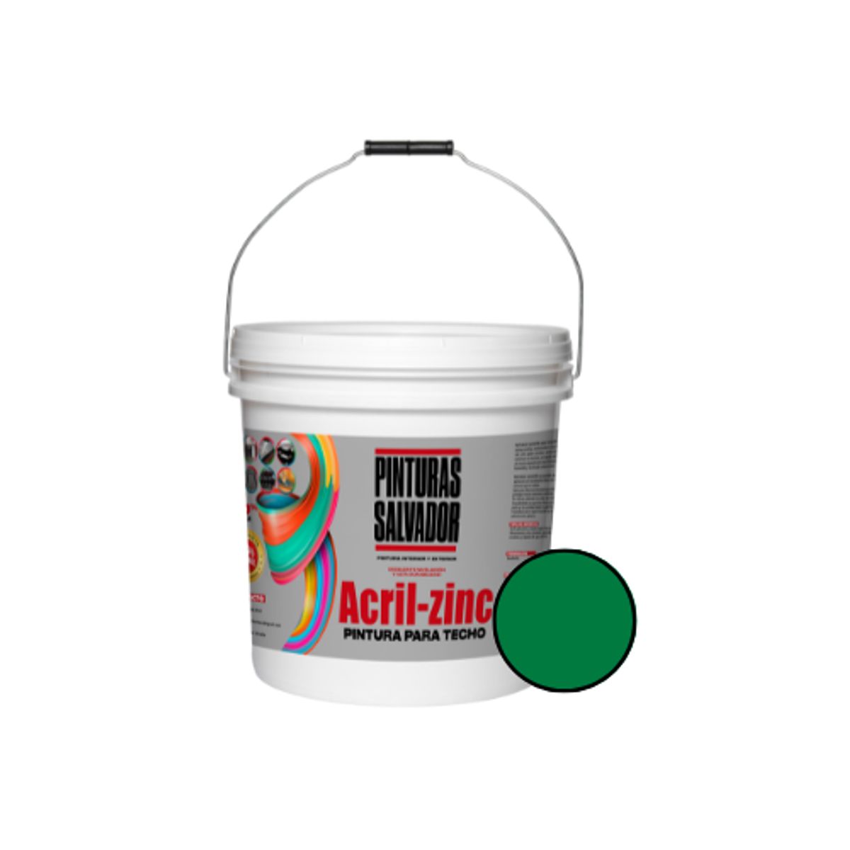 GENERICO - TINETA  ACRIL-ZINC VERDE 16LTS