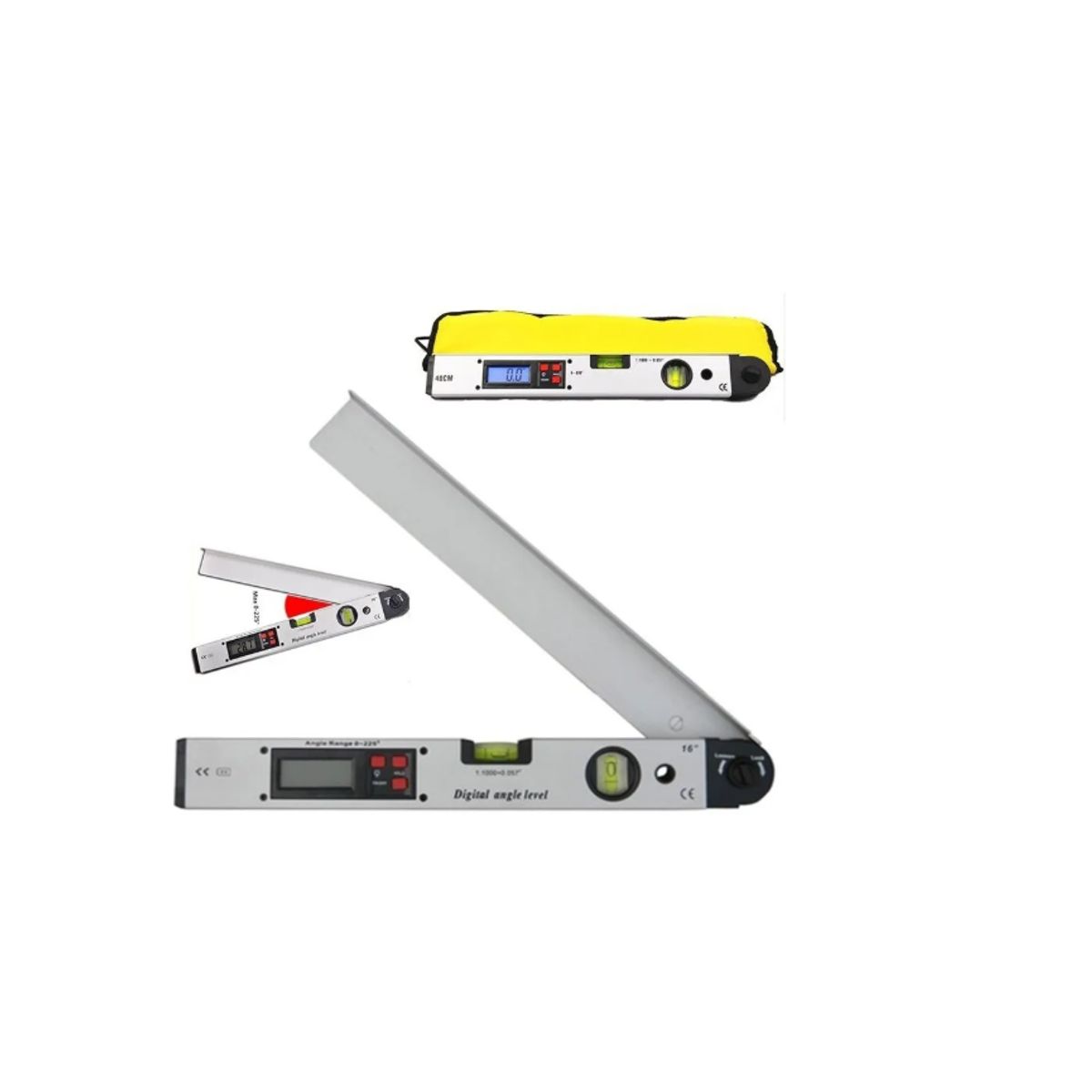 GENERICO - Inclinometro Medidor De Angulos Goniometro Digital