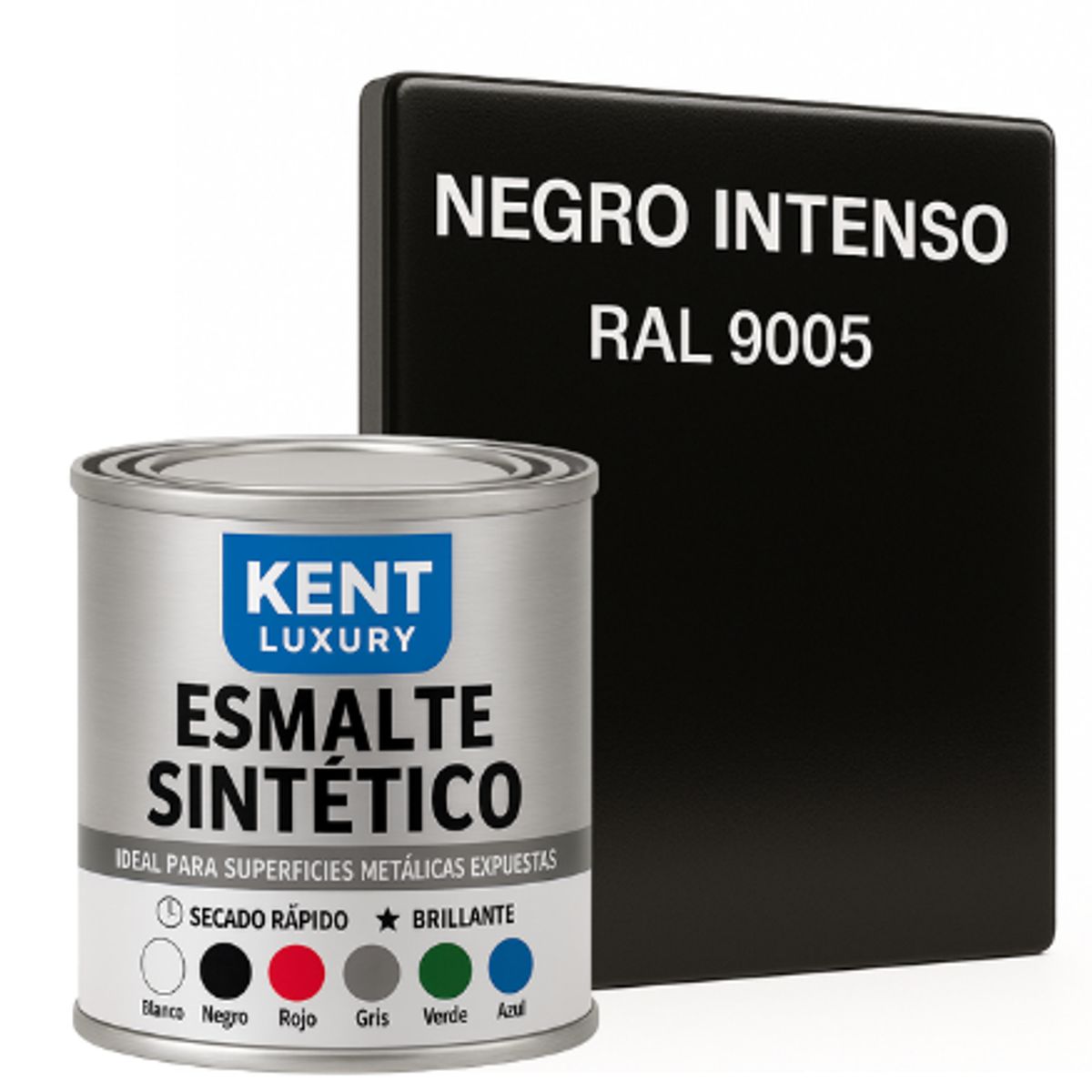 KENT - ESMALTE SINTETICO 1-8 Galón NEGRO