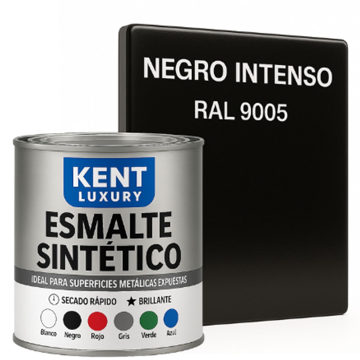 KENT - ESMALTE SINTETICO 1-4 GALÓN NEGRO
