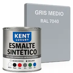 KENT - ESMALTE SINTETICO 1-4 GALÓN GRIS MEDIO