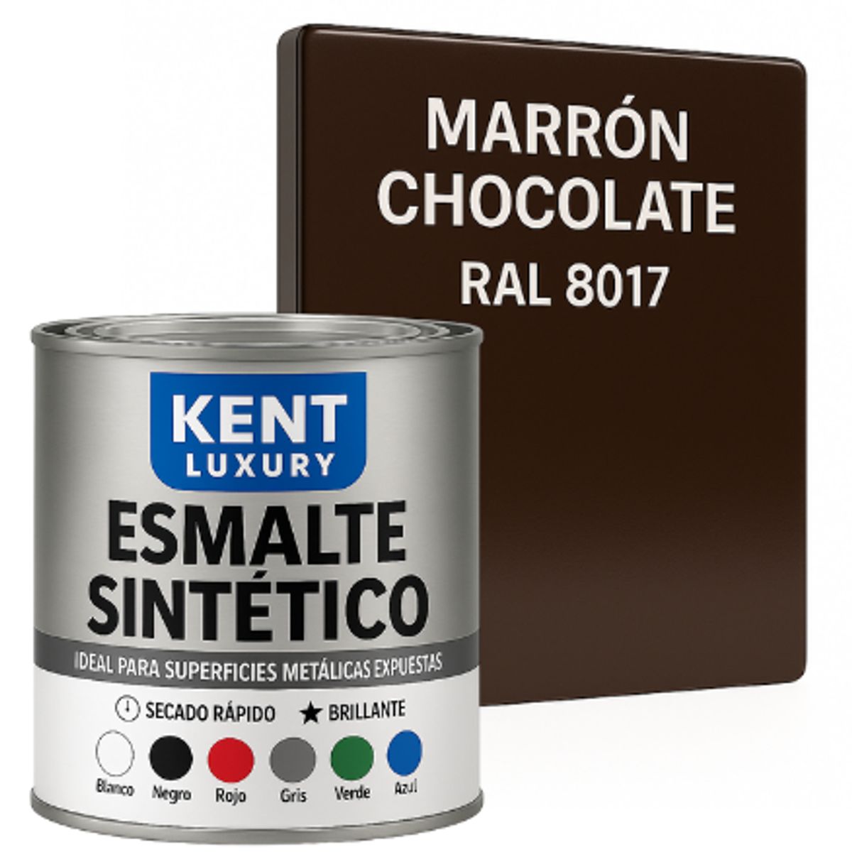 KENT - ESMALTE SINTETICO 1-4 GALÓN CHOCOLATE