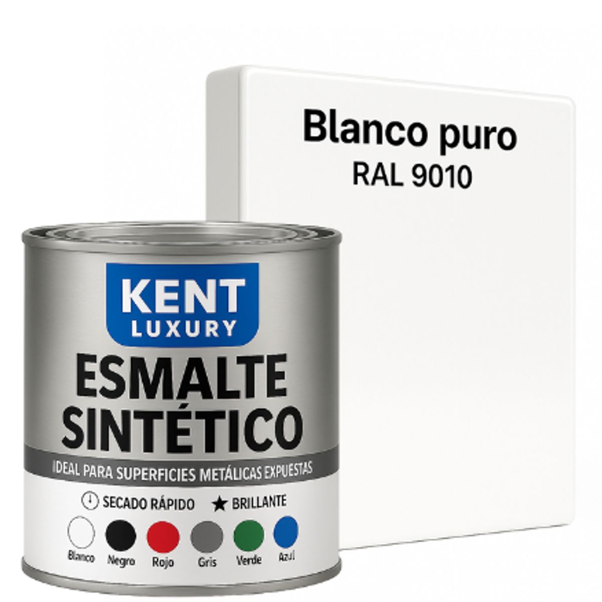 KENT - ESMALTE SINTETICO 1-4 GALÓN BLANCO