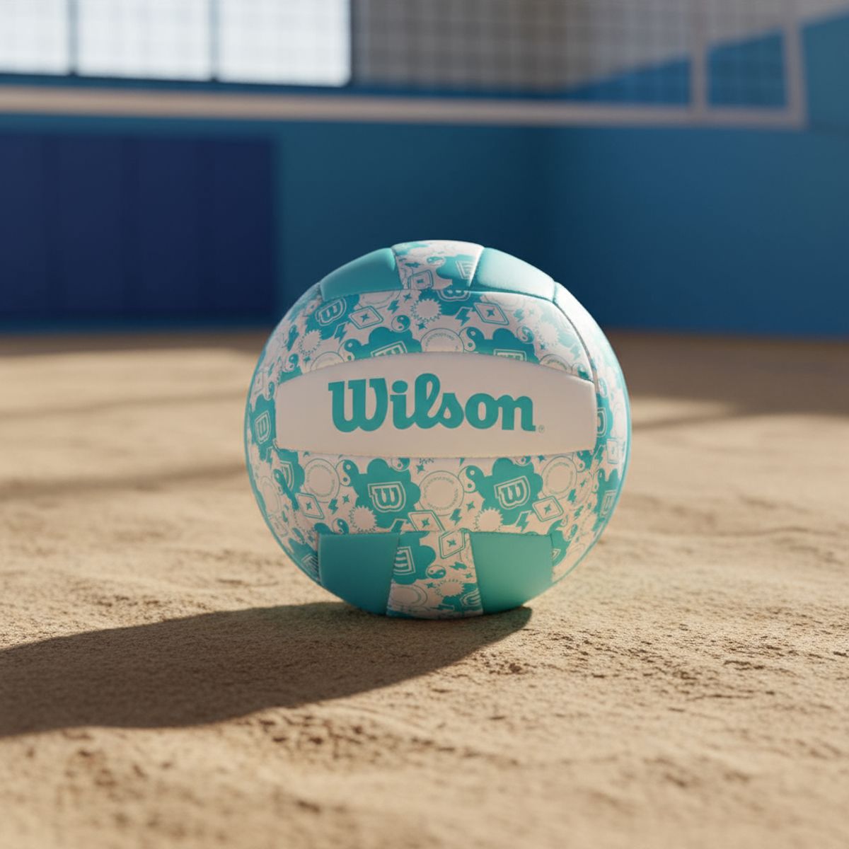 WILSON - Balon Voleibol Pelota Volleyball Wilson Seasonal Oficial Blue White