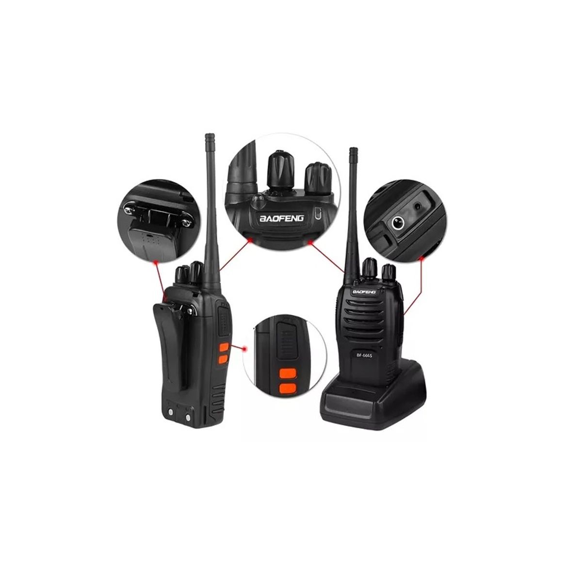 BAOFENG - Radio Walkie Talkie Individual Baofeng Modelo BF-666S