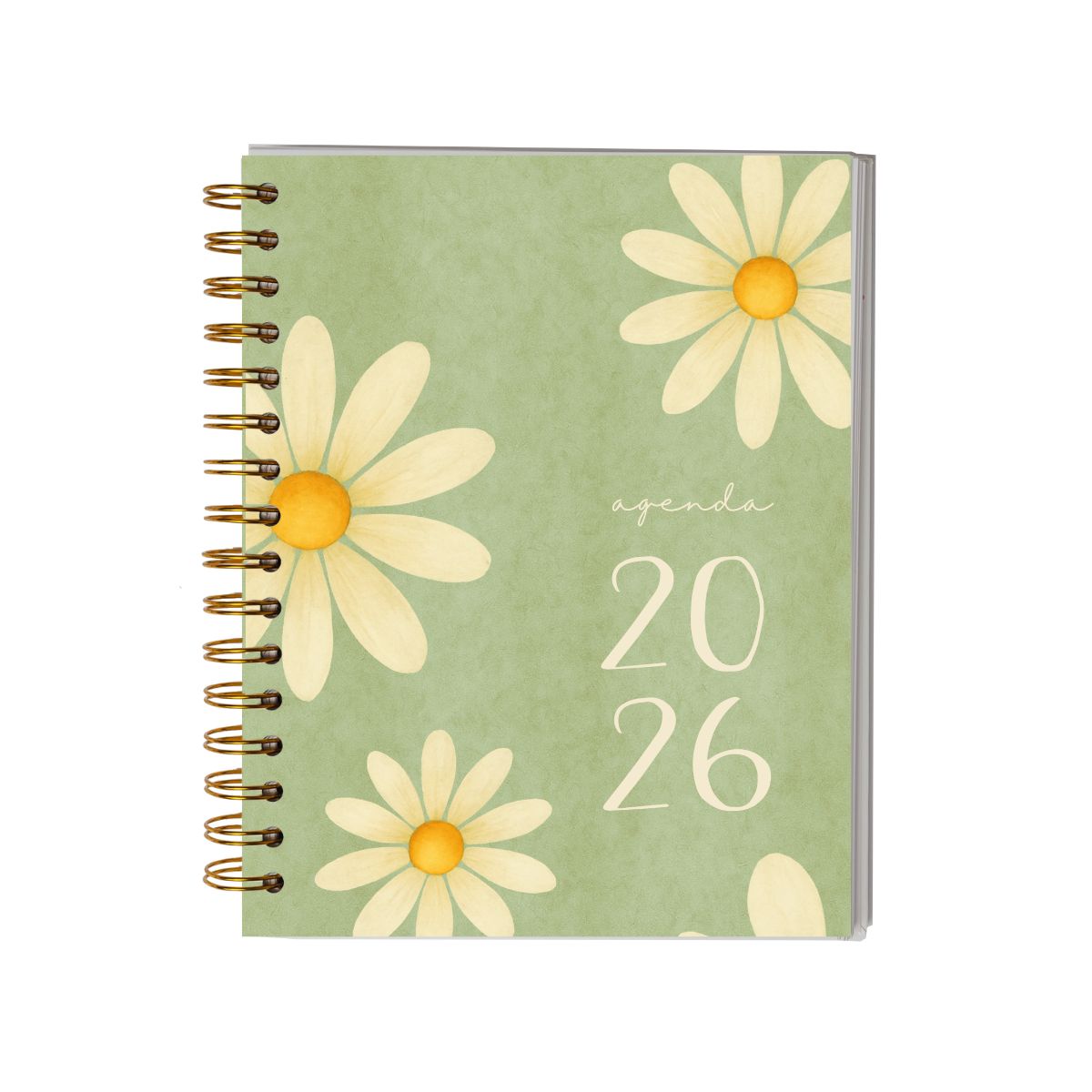 GENERICO - Agenda 2026 con fecha flores - 12 meses espacio nota