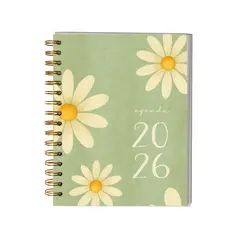 GENERICO - Agenda 2026 con fecha flores - 12 meses espacio nota