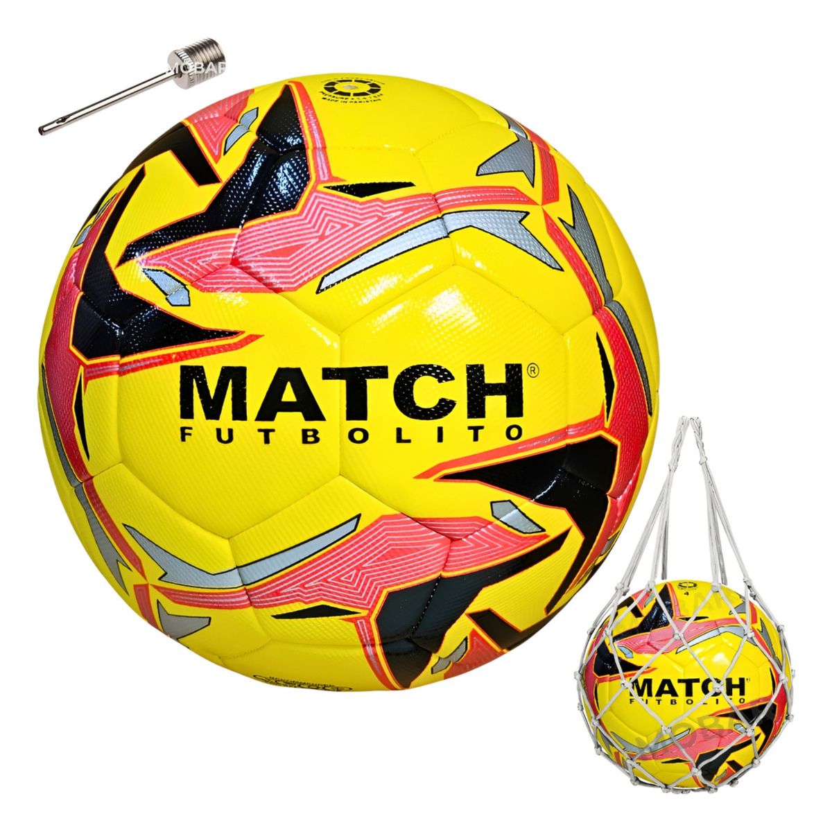 BARLOSPORT - Balón Futbolito Match N5 Pelota Baby Futbol 7 Bote Bajo Pro