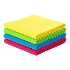 POWER FORCE - Pack 12 Paños de Microfibra Limpieza Auto Hogar Cocina