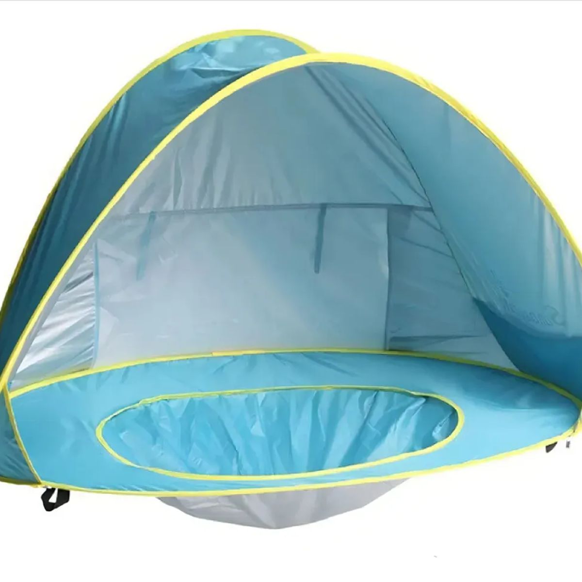 GENERICO - Carpa Plegable Para Bebés Con Piscina Y Protección UV Azul