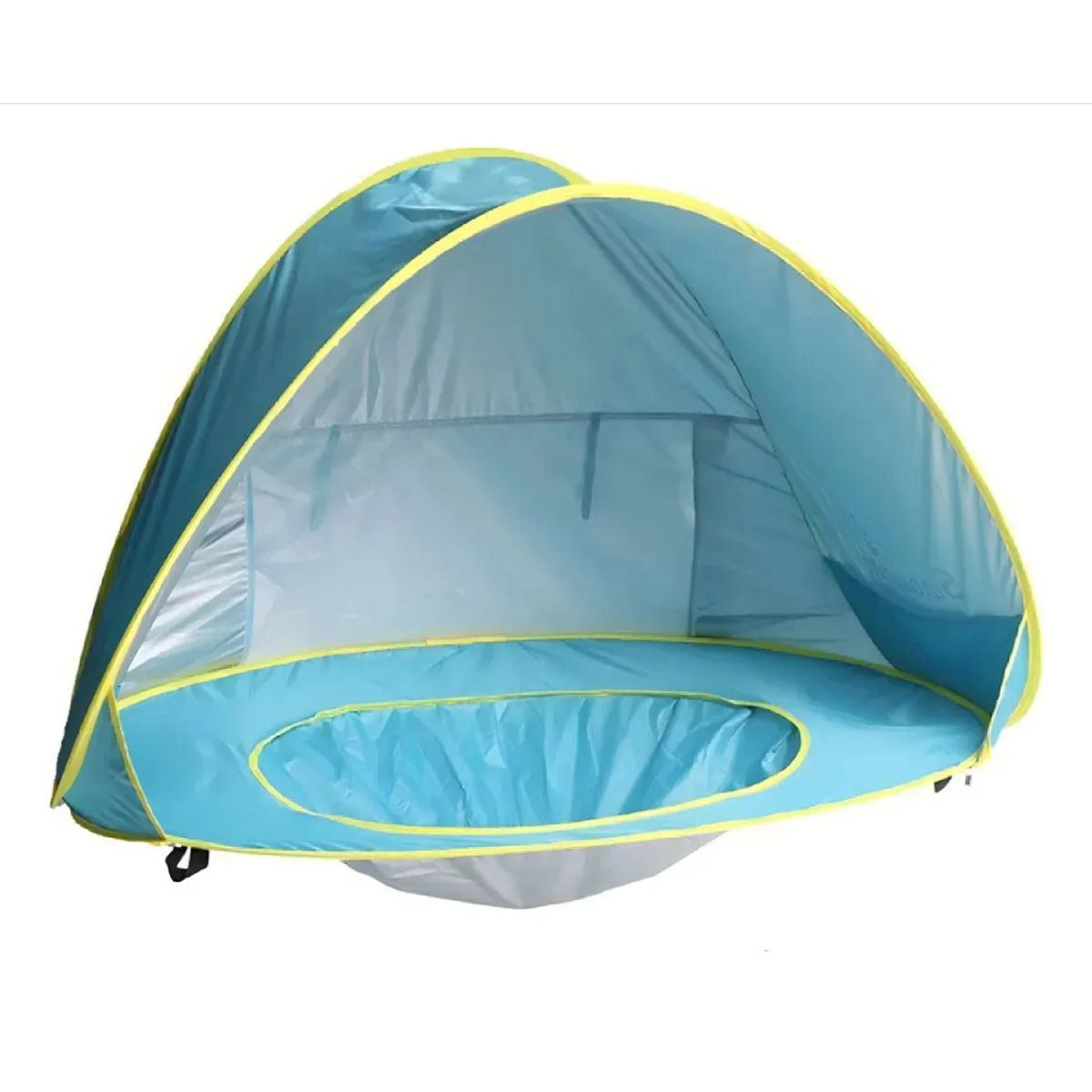 GENERICO - Carpa Plegable Para Bebés Con Piscina Y Protección UV Azul