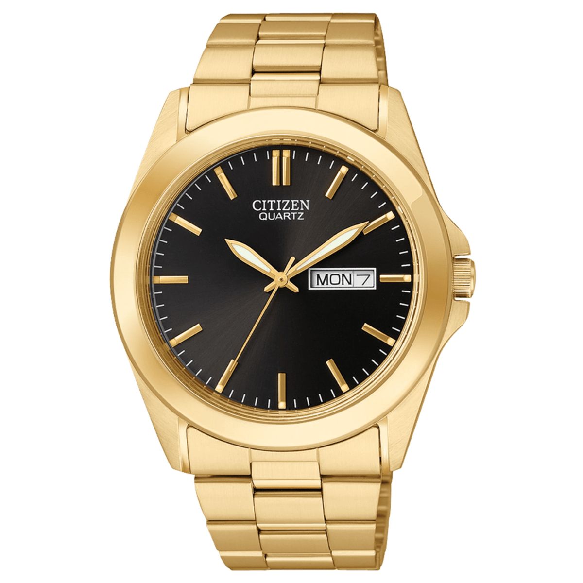 CITIZEN - RELOJ CITIZEN BF0582-51F QUARTZ DORADO NEGRO HOMBRE