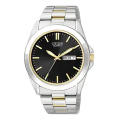 CITIZEN - RELOJ BF0584-56E QUARTZ BICOLOR DORADO PLATEADO HOMBRE