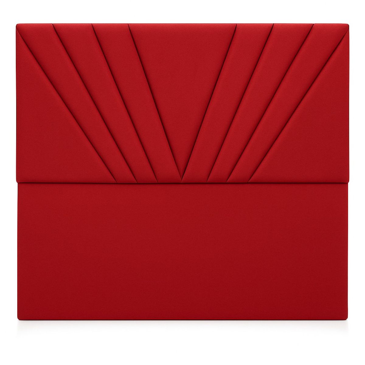 GENERICO - Respaldo De Cama 2 Plazas Rojo Siena