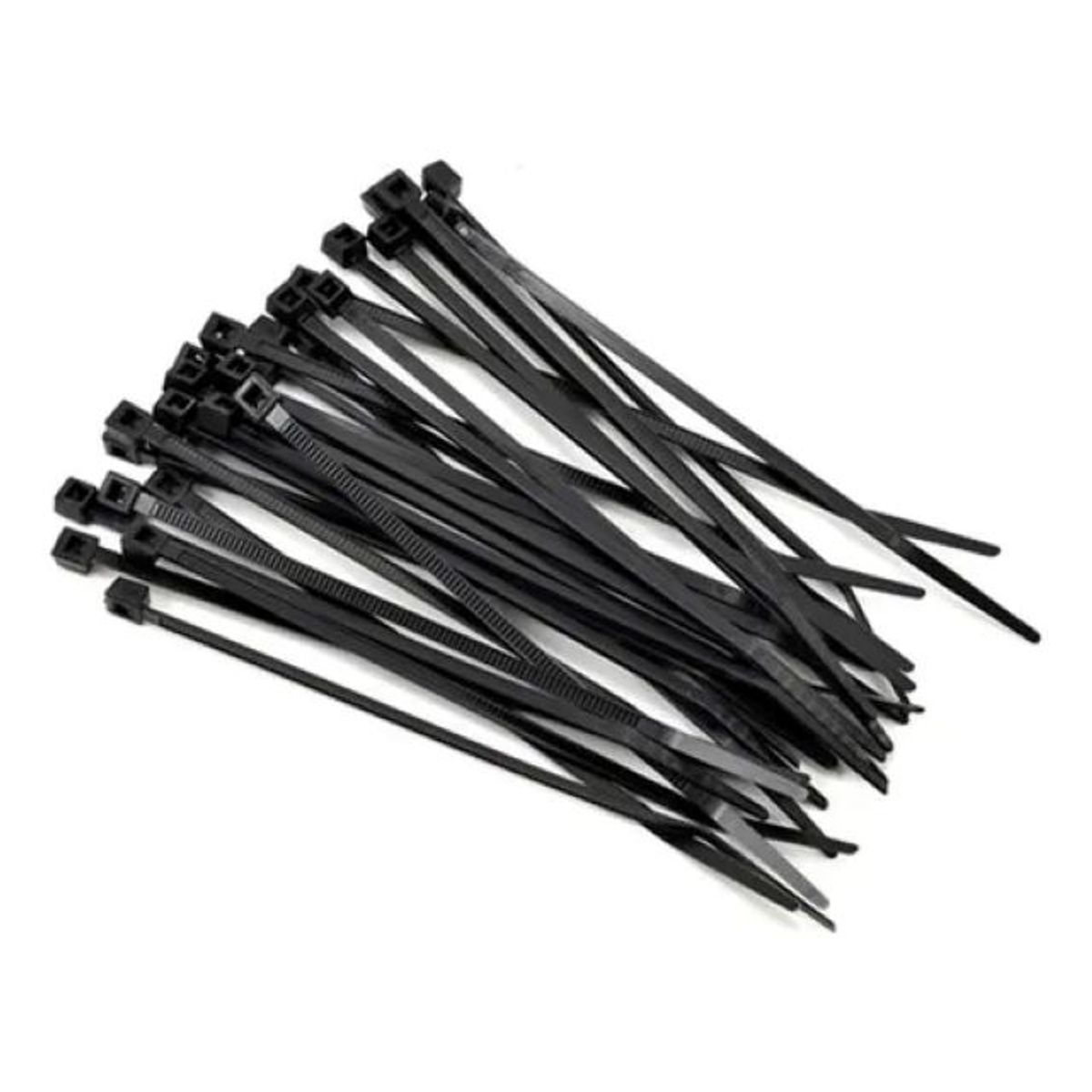 METALFER - Amarra Cable Negro 4 .8x200mm Paquete De 100un