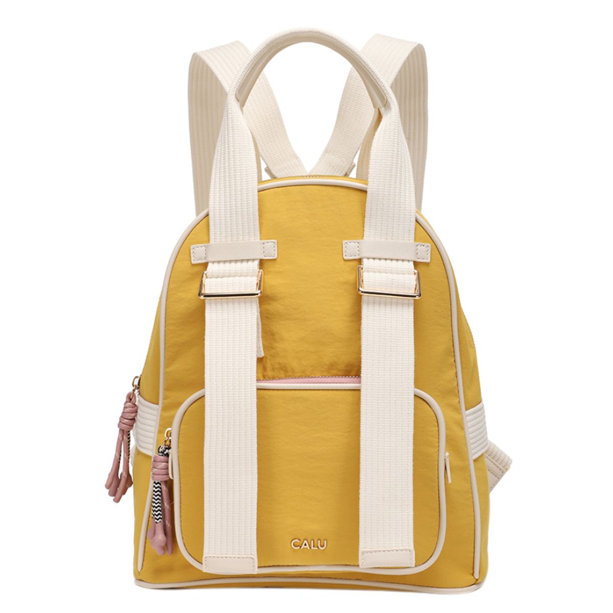 CALU - Mochila Mujer Ophelia Pastel Mostaza Calu
