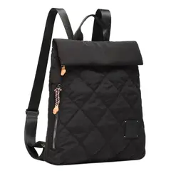 CALU - Mochila Slim Billie con Tapeta Negro