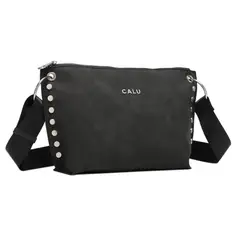 CALU - Cartera Bandolera Adisa PU Desgastado Negro