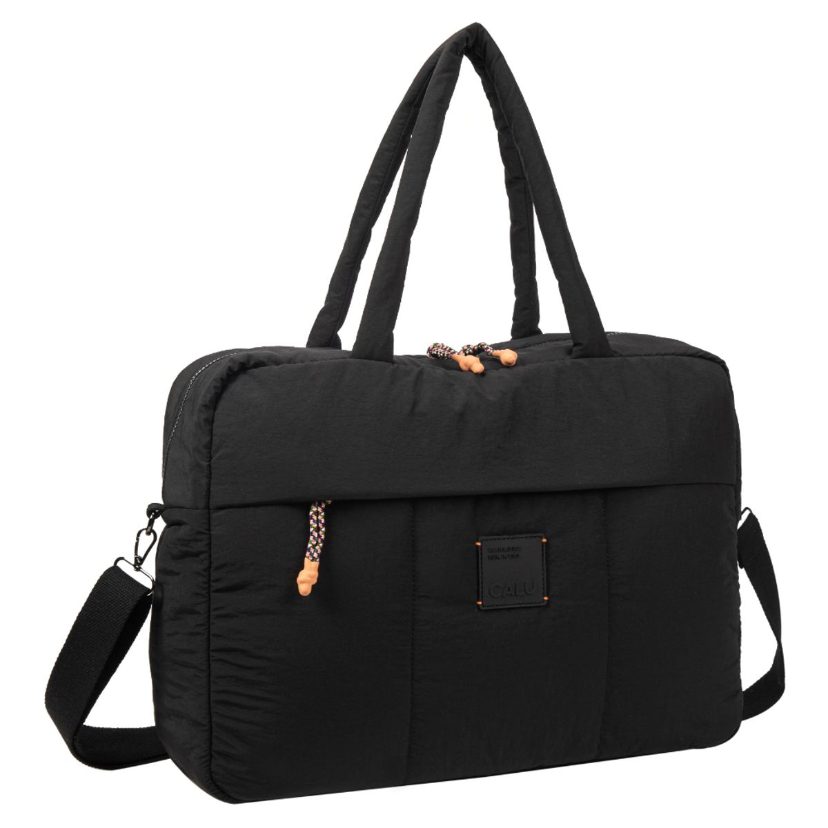 CALU - Bolso de Viaje Beatrice Acolchado Negro Calu