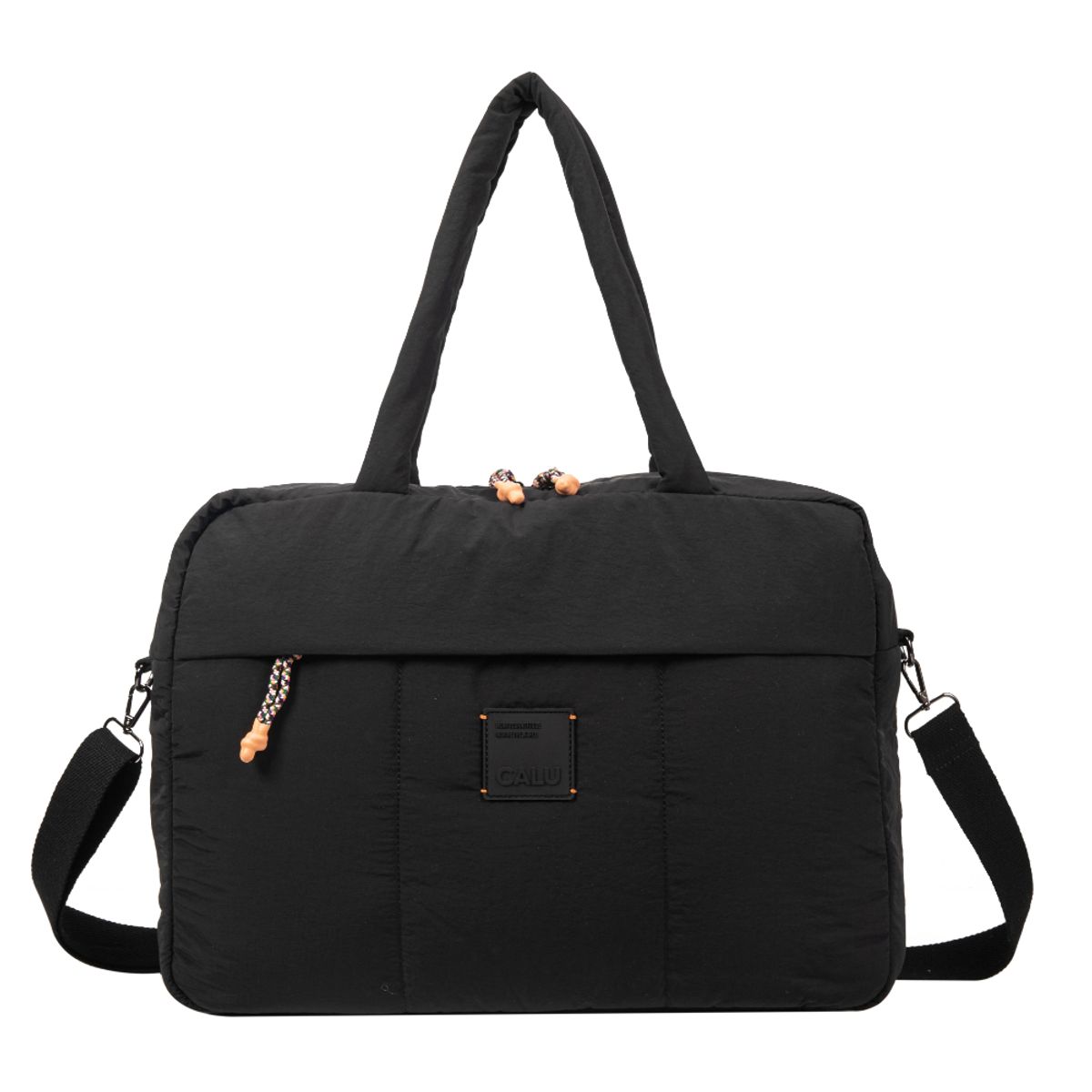 CALU - Bolso de Viaje Beatrice Acolchado Negro Calu
