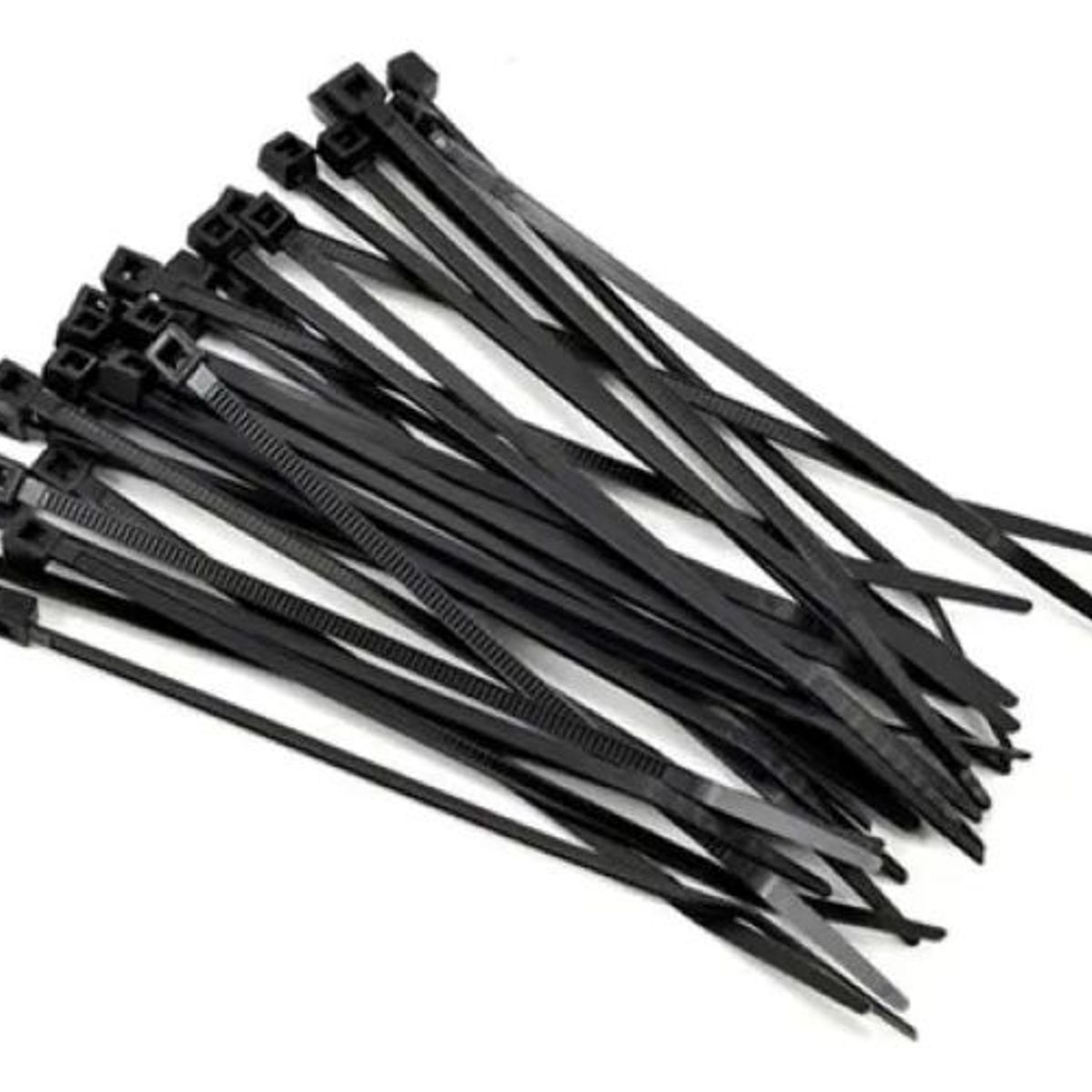 METALFER - Amarra Cable Negro 4.8 x 400 mm Paquete De 100un