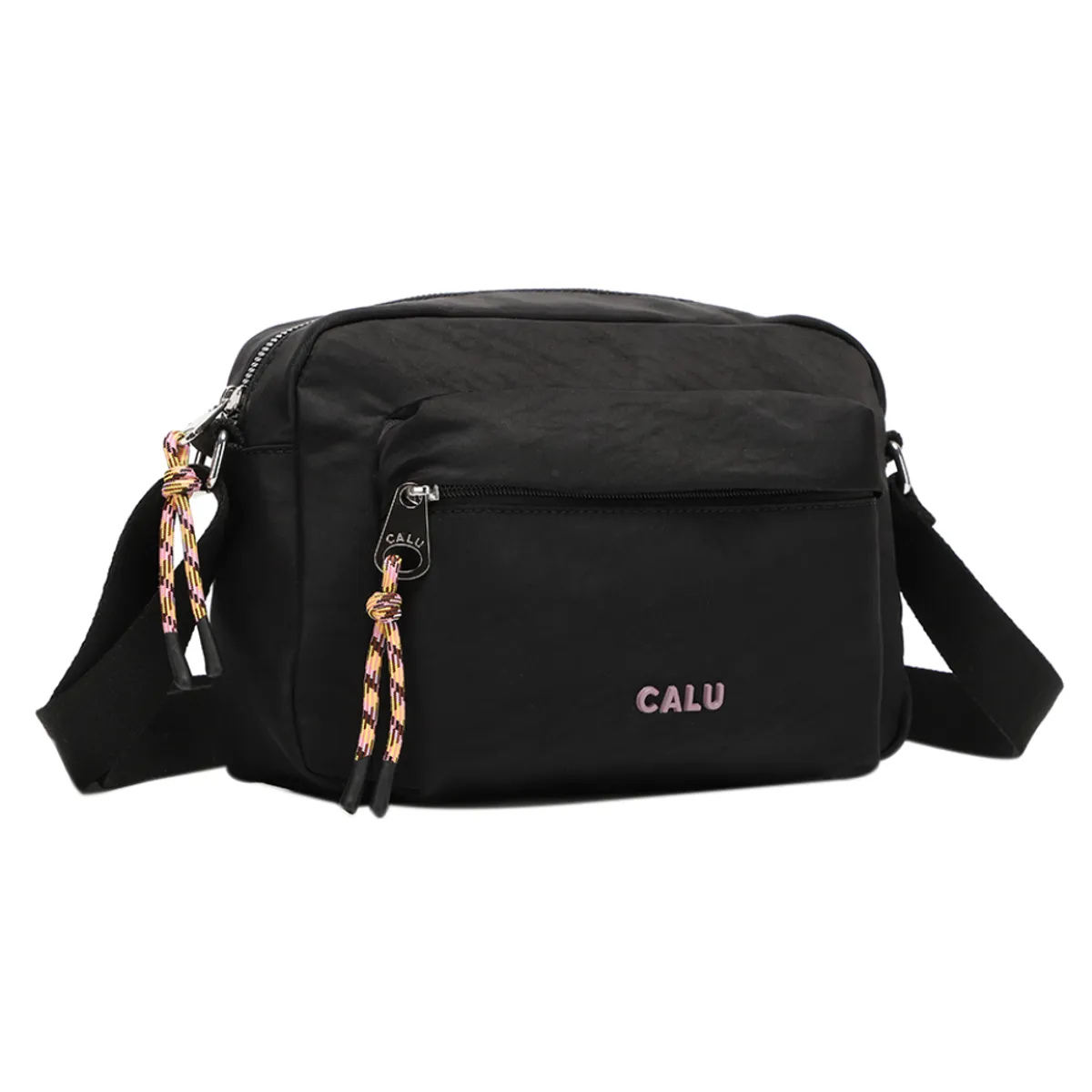 CALU - Cartera Bandolera Rocio Casual Negro Calu