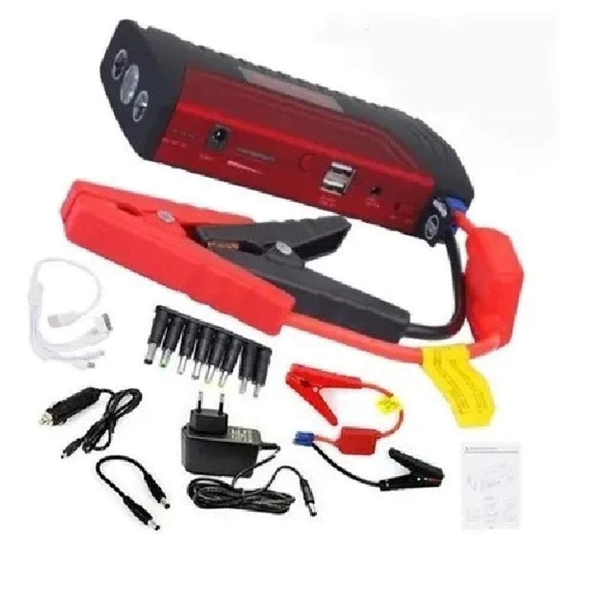 GENERICO - Partidor De Batería Auto 68000 Mah Cargador De Celular 12vlt