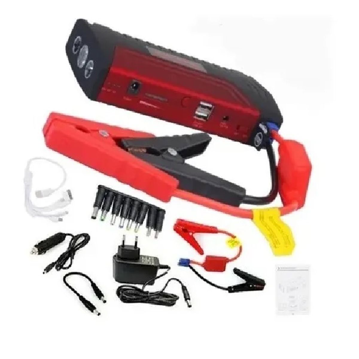 GENERICO - Partidor De Batería Auto 68000 Mah Cargador De Celular 12vlt