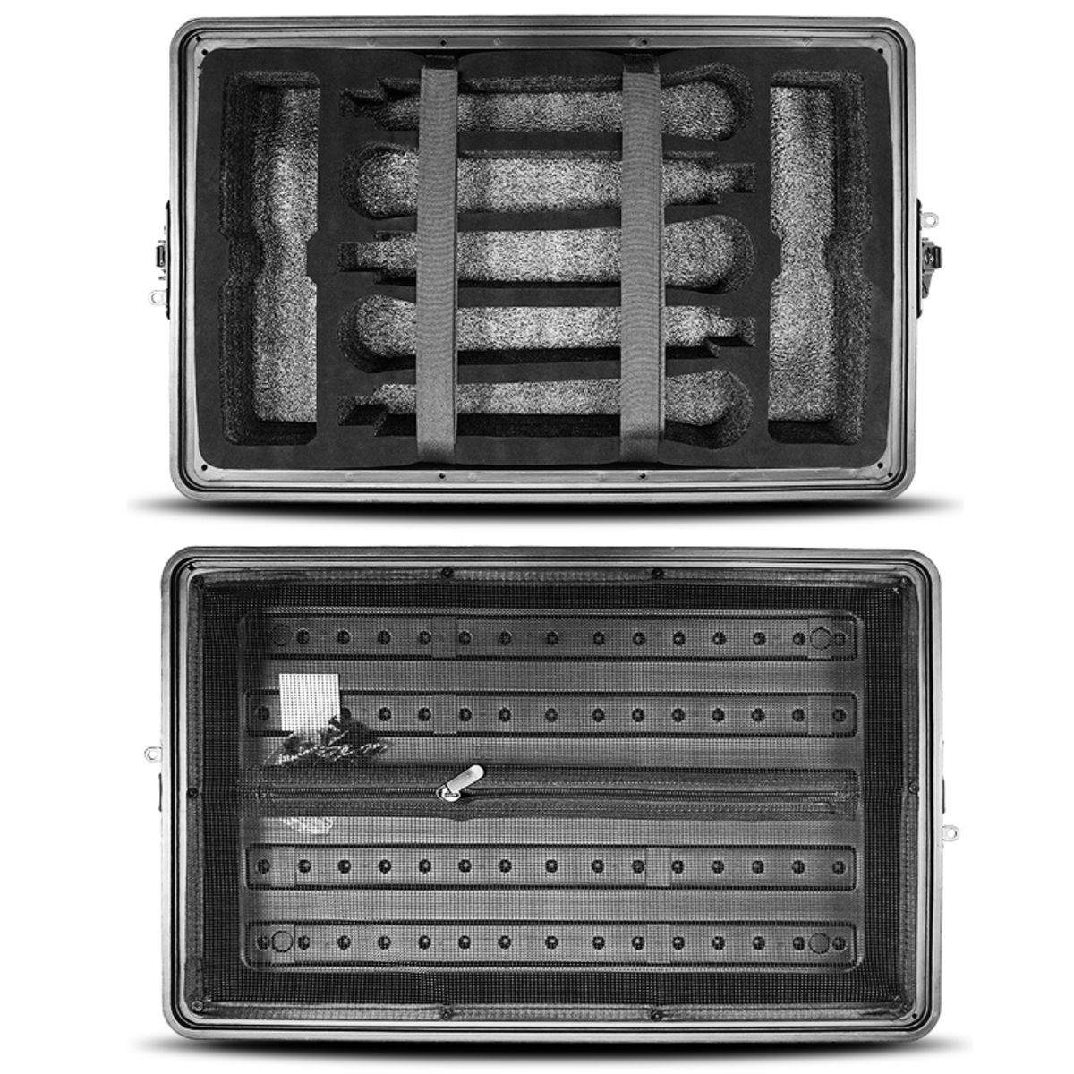 GENERICO - Case Rack Corto 6 Espacios Black Crow PECQ-6US
