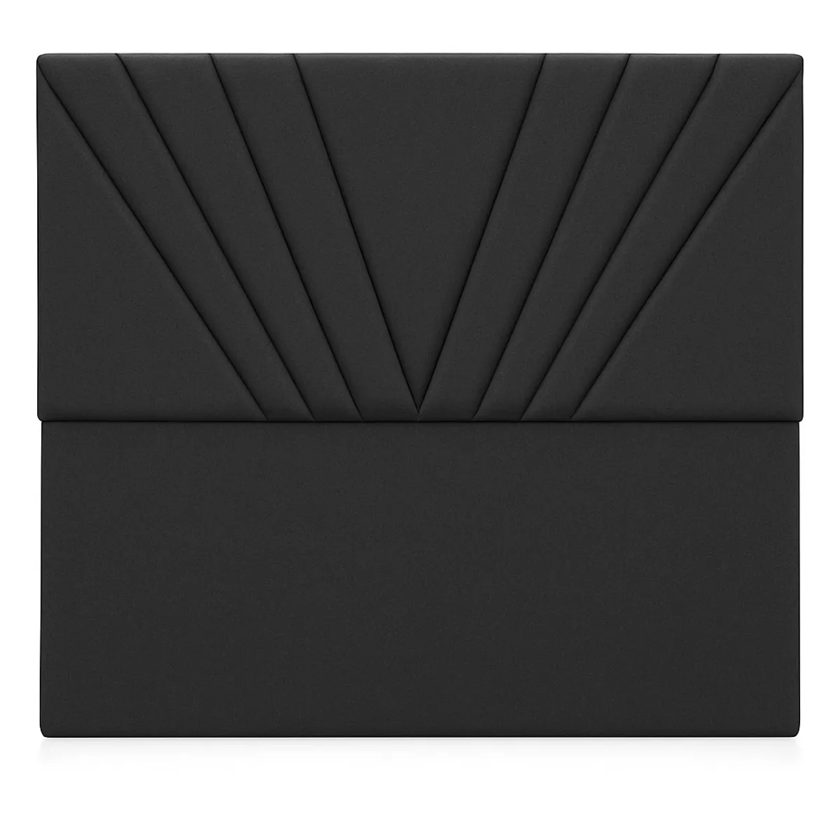 GENERICO - Respaldo De Cama 2 Plazas Negro Siena