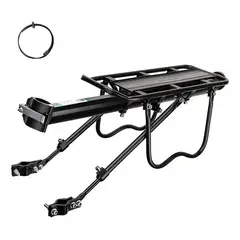GENERICO - Parrilla Trasera Bicicleta Parrilla Bicicleta Aro 20-29 Ajustable