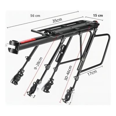 Imagen 2 del producto Parrilla Trasera Bicicleta Parrilla Bicicleta Aro 20-29 Ajustable