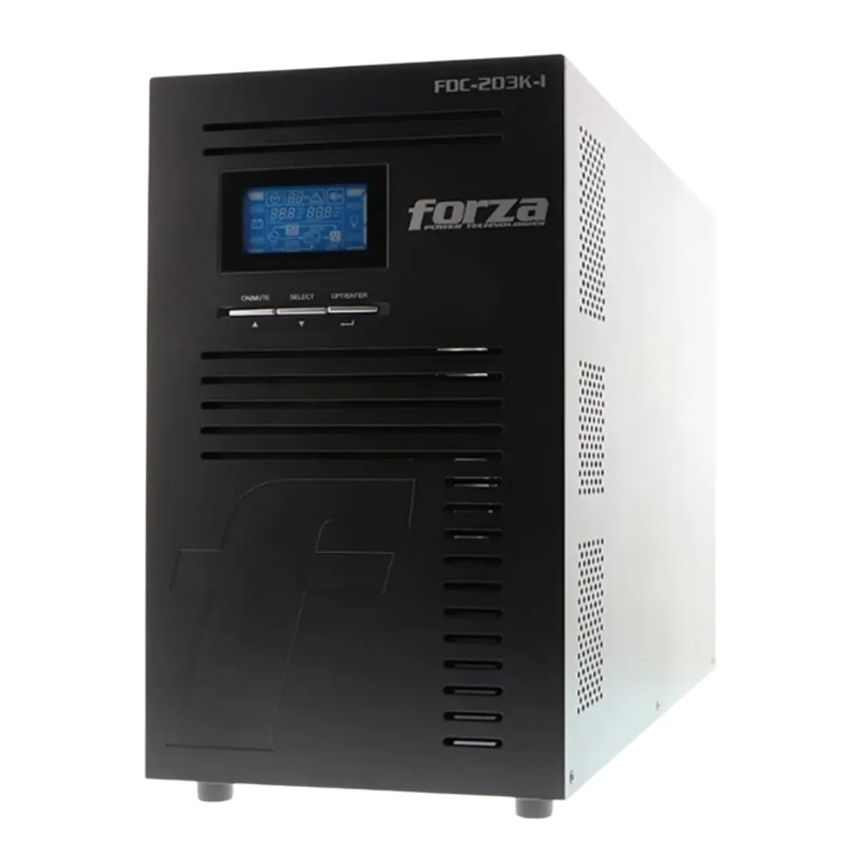 FORZA - Forza FDC-203K-I UPS en Línea, 3000VA/3000W, 9 Salidas IEC, LCD, torre-220V