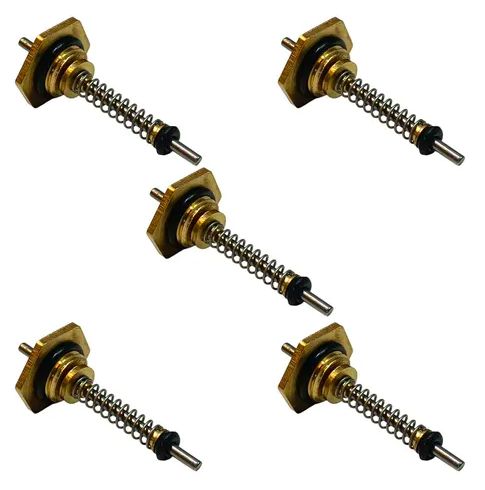 ZETACOM Pack x5 Prensa Estopa Para Calefont 10mm Sello Cromado