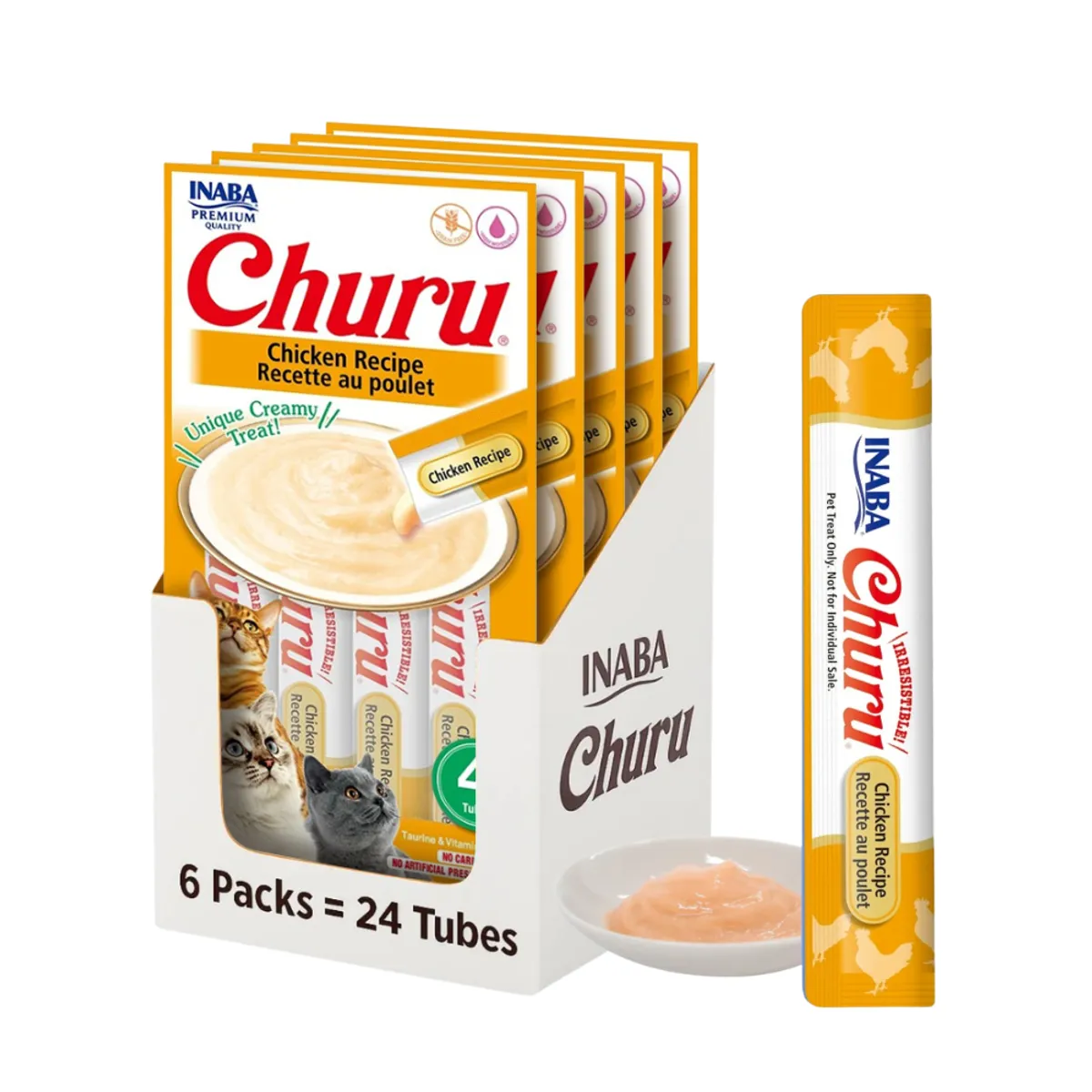 INABA - Churu Pollo pack 24 tubos