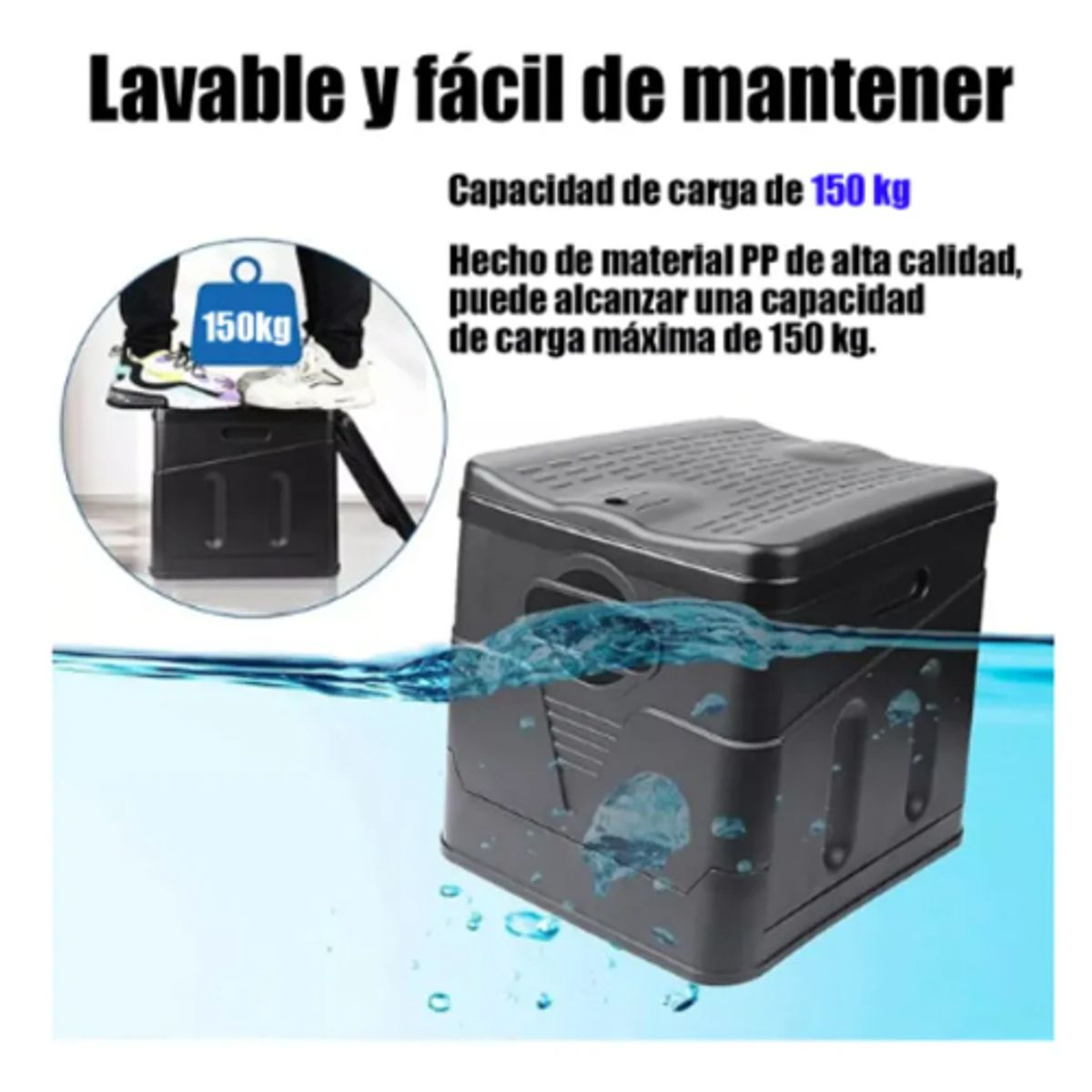 GENERICO - Baño Químico Portátil 20 Litros Reusable Camping Outdoor