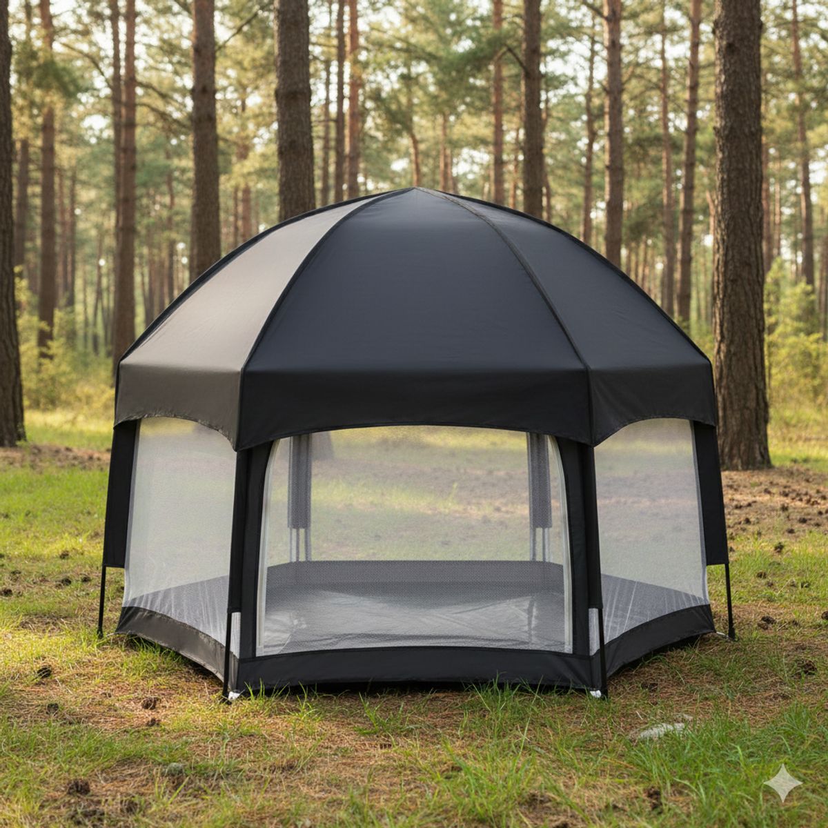 BEBESIT - Carpa Outdoor Clik Con Toldo de Protección Solar y Estacas