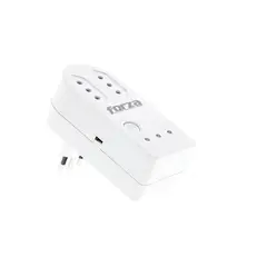 FORZA - FVP-1202N-C Protector de Voltaje AC 220V 2 Tomas Blanco