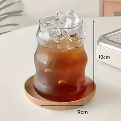 SANTU HOME & DECO - Vaso Alto Diseño Ondas Bebidas Y Coctel Vidrio 510ml