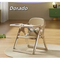 OASIS - Silla de comedor plegable para bebé Dorado