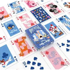 BICYCLE LINE - Baraja Bicycle Cats and Dogs Disney Original