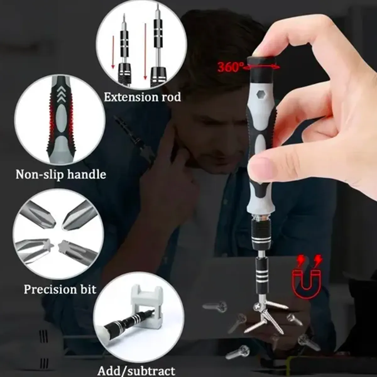 GENERICO - Kit De Destornilladores De Precisión Profesional 117 En 1