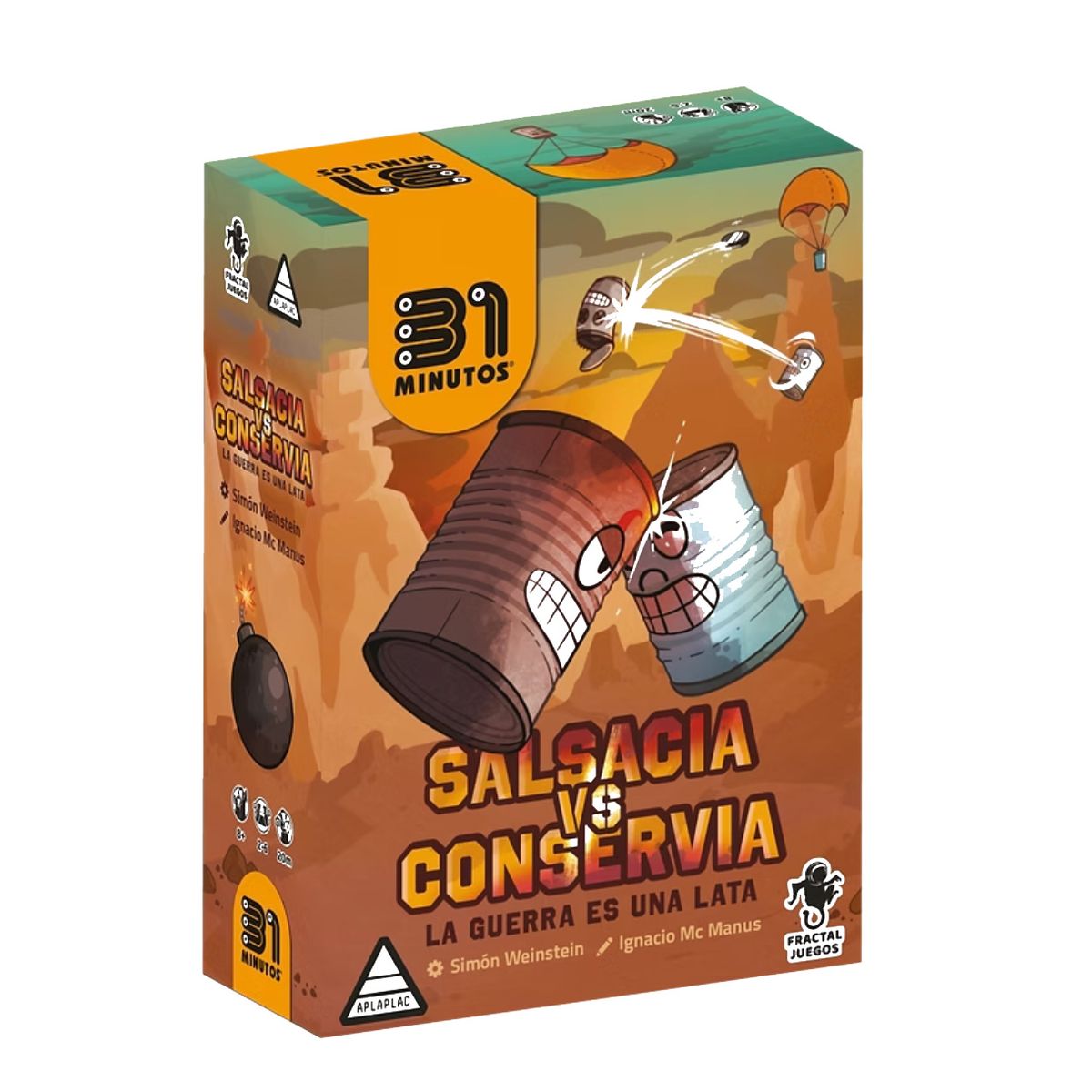 FRACTAL - Salsacia vs Conservia Juego de Mesa 31 Minutos