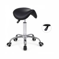 Taburete Piso Clínico Ergonómico Giratorio Profesional