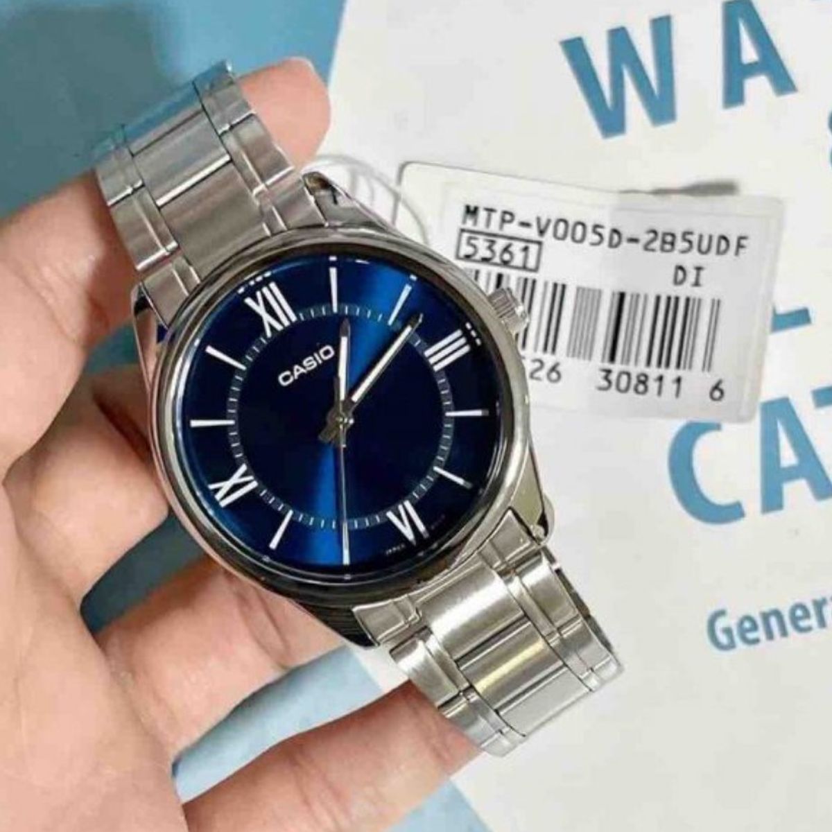 CASIO - RELOJ CASIO MTPV005D-2B5 HOMBRE ANALOGO METAL