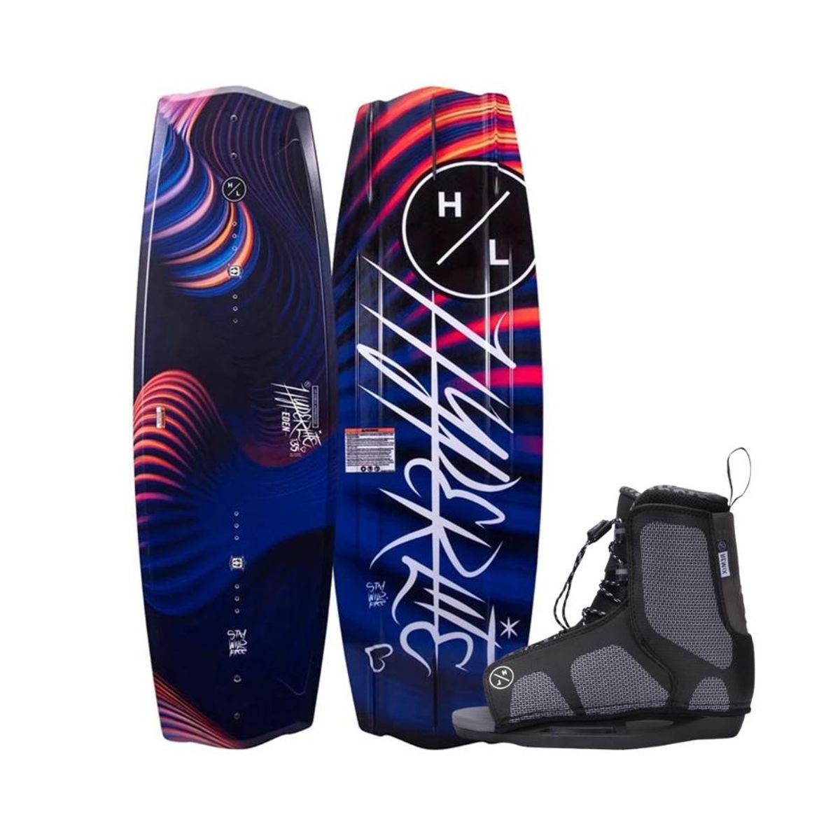 HYPERLITE - Hyperlite Wakeboard Eden BWF 130 con Bota Remix 4-8
