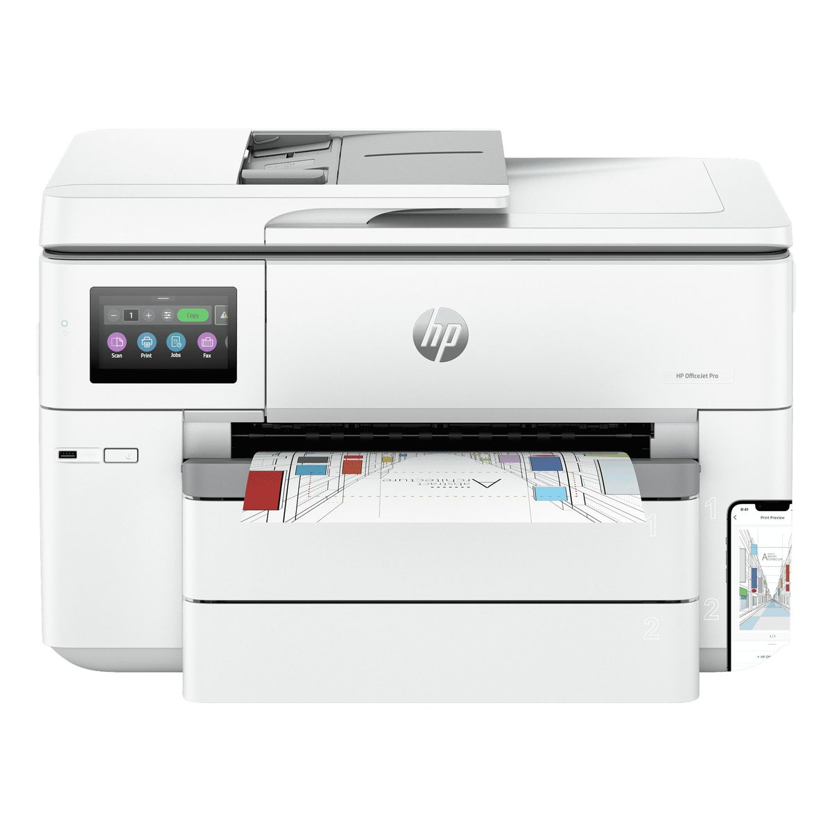 HP - Impresora A3 HP OfficeJet Pro 9730 – Todo-en-Uno formato ancho profesional 537P5C
