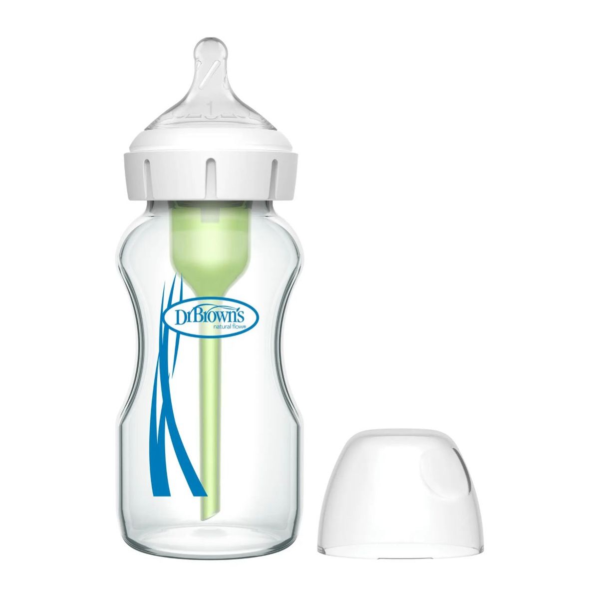 DR BROWNS - Mamadera Dr Browns Vidrio Boca Ancha 270ml Option+