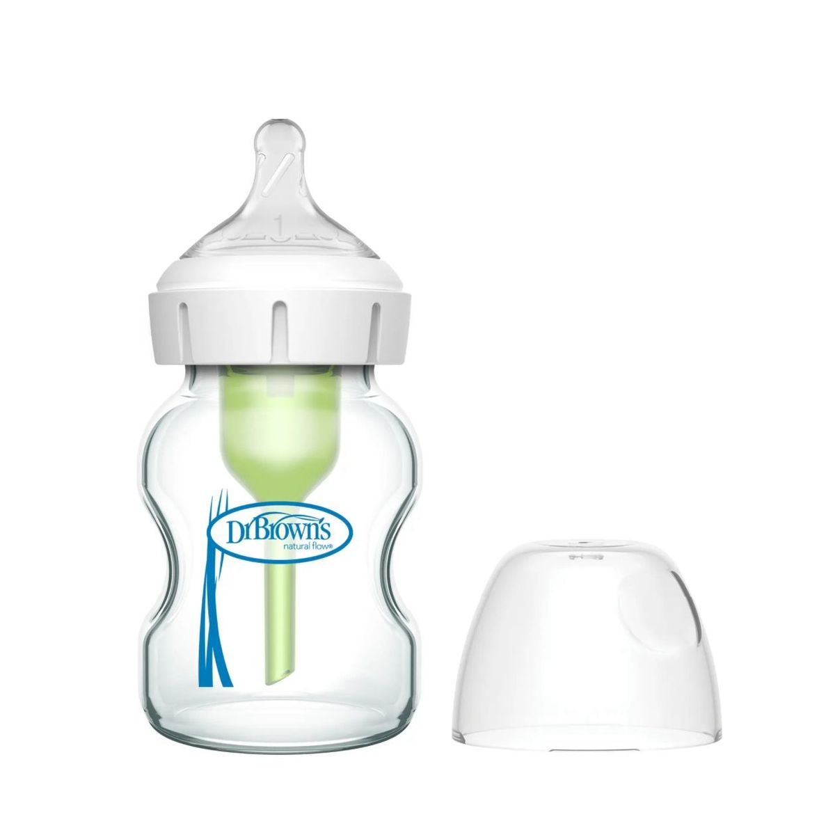 DR BROWNS - Mamadera Boca Ancha Options+ Vidrio 150ml Dr Browns