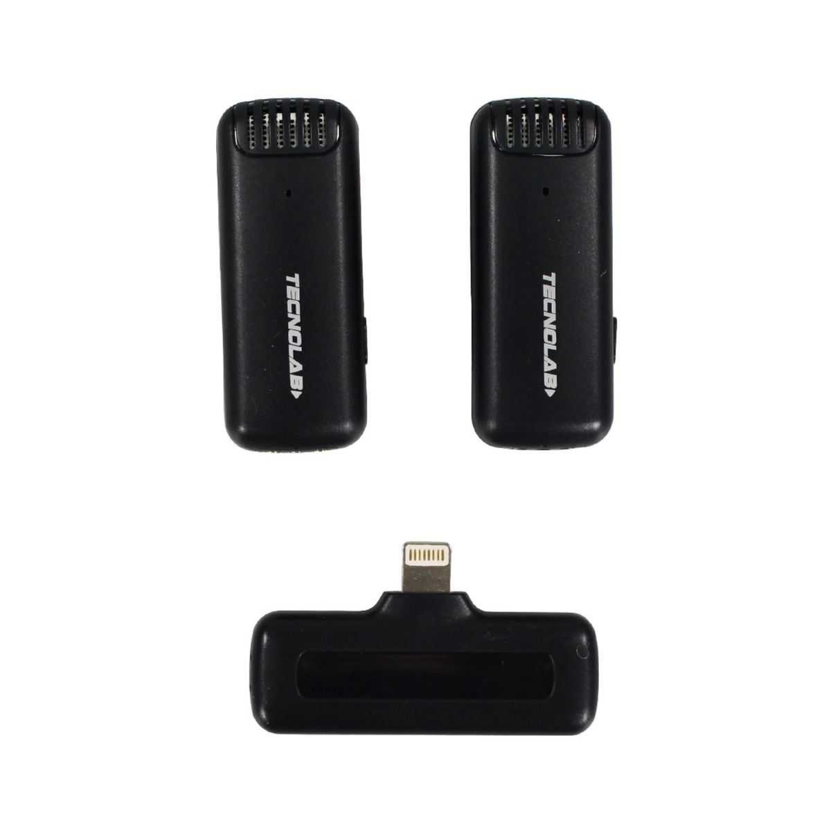 TECNOLAB - Micrófonos Inalámbricos Lavalier Duales Pro HD - SC